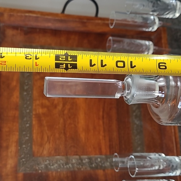 Vintage Javit Handcut Crystal Cordial Decanter with 6 Glasses - Picture 12 of 16